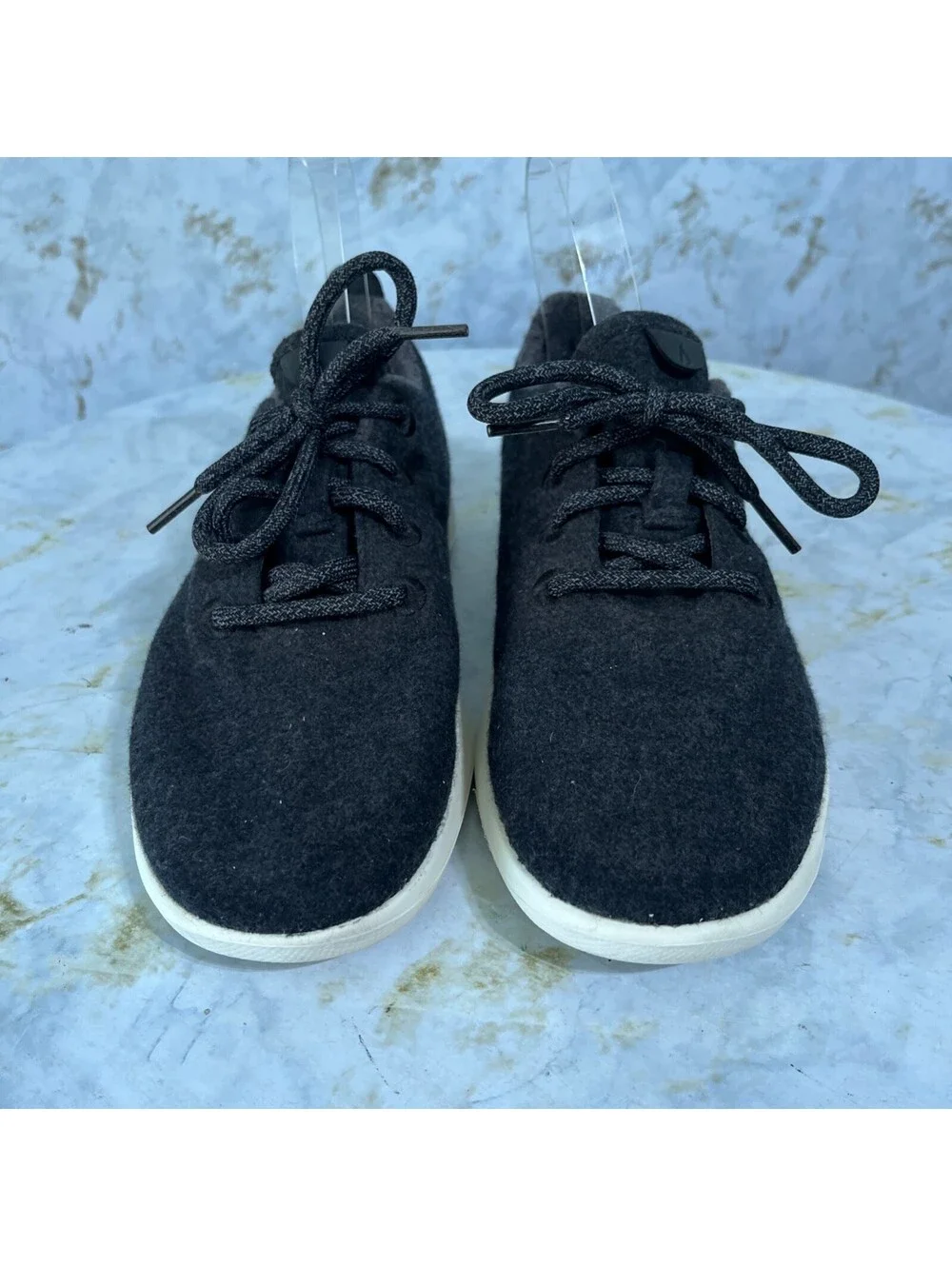 Allbirds Wool Runners Women's Size 8 Shoes Gray White Comfort Casual Sneakers